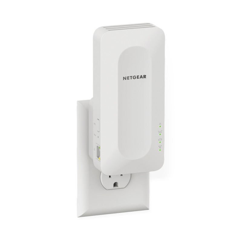 NETGEAR EAX15 WiFi-rækkeviddeforlænger Montebar i væggen NETGEAR EAX15 WiFi-rækkeviddeforlænger Montebar i væggen